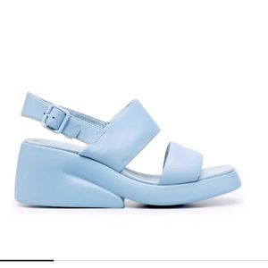Light blue leather Kaah chunky leather sandals from CAMPER